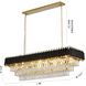 Canada LED 14.5 inch Black and Gold Chandelier Ceiling Light