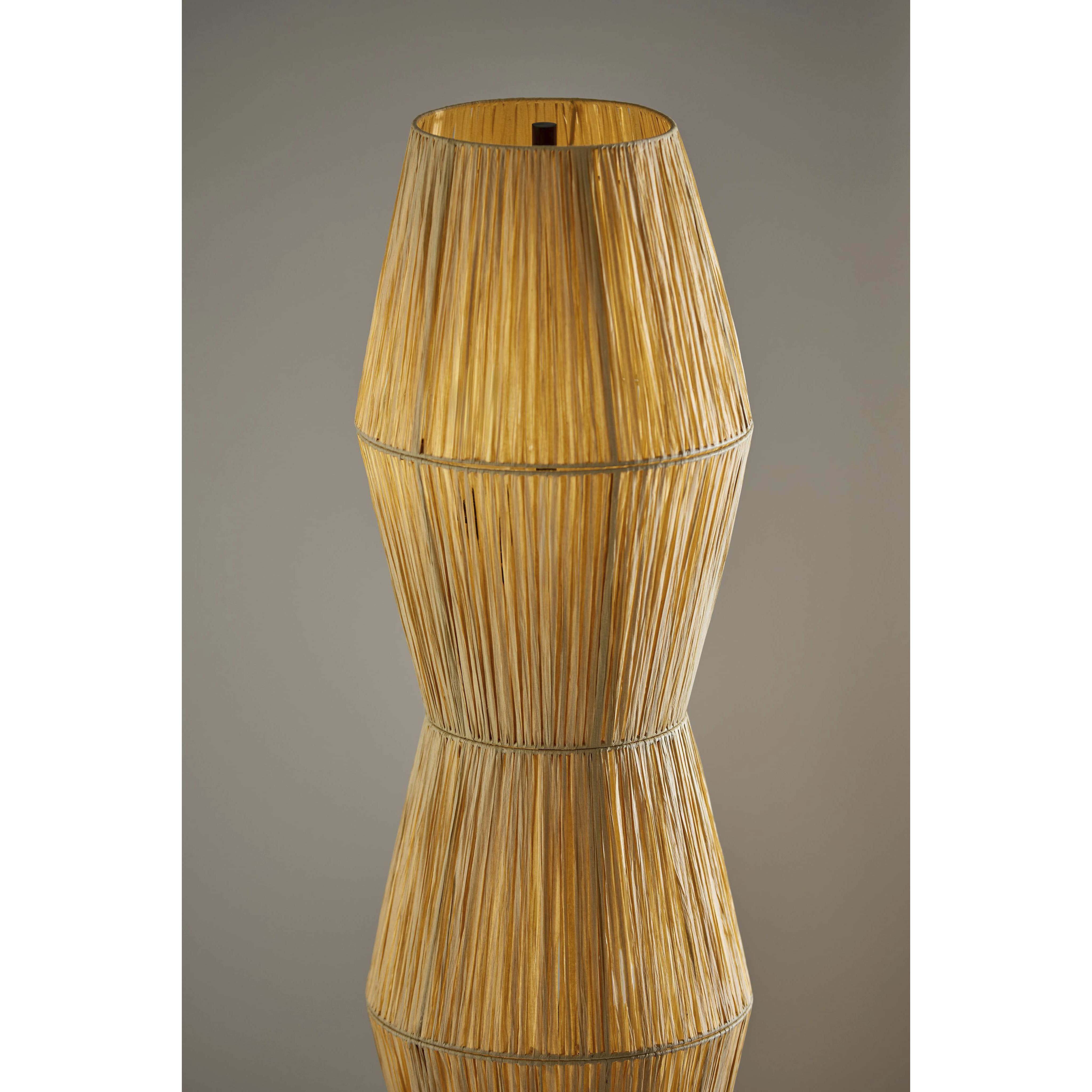 Renata 65.5 inch 40.00 watt Paper Raffia Floor Lantern Portable Light