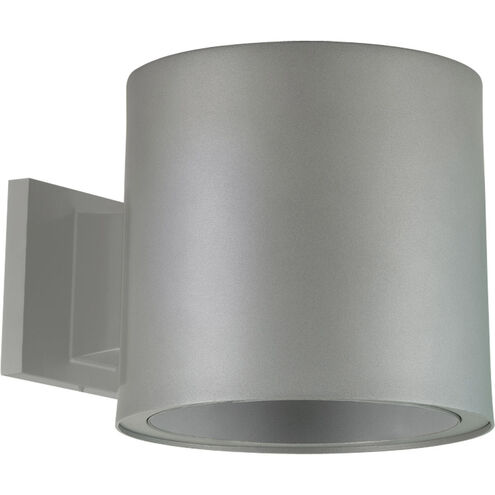 Signature 7 inch Metallic Gray Outdoor Wall Lantern in Metallic Grey