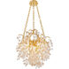 Canada 10 Light 20 inch Gold Chandelier Ceiling Light