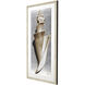 Modern Shell Sepia and Metallic and Neutral Framed Art, The Studio