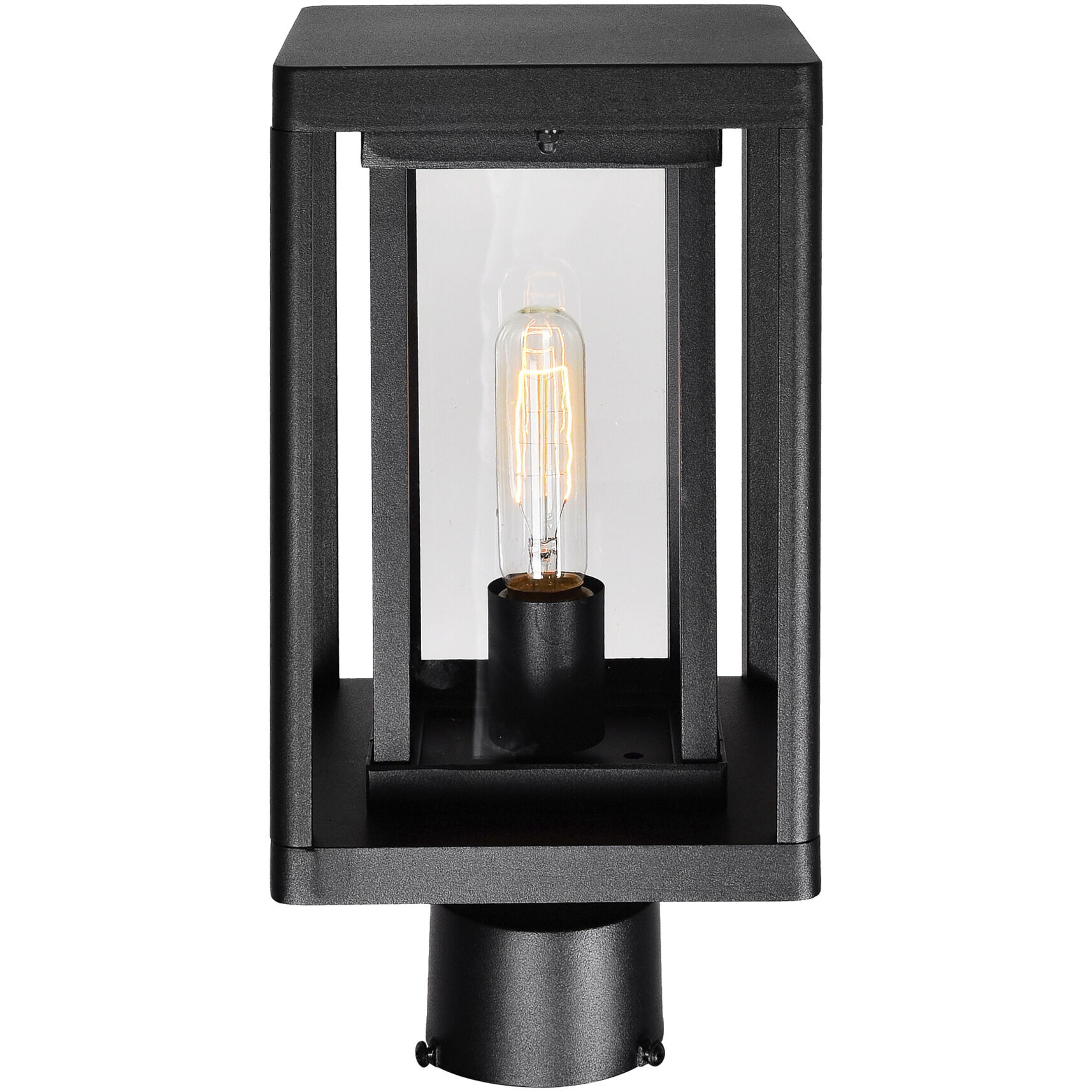 Mulvane 1 Light 14.3 inch Black Outdoor Lantern Head