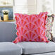 Lisa Ray 30 X 7 inch Multi and Pink and Red Pillow