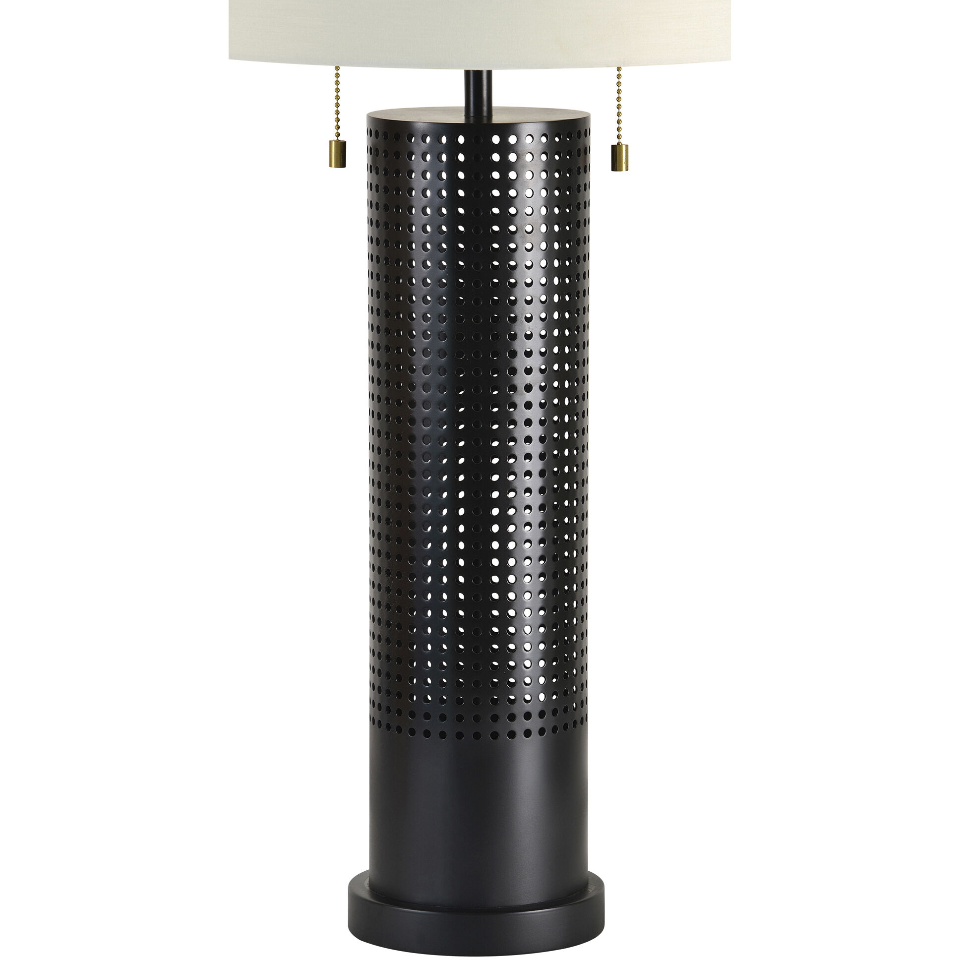 Hopper 30 inch 100 watt Black Table Lamp Portable Light