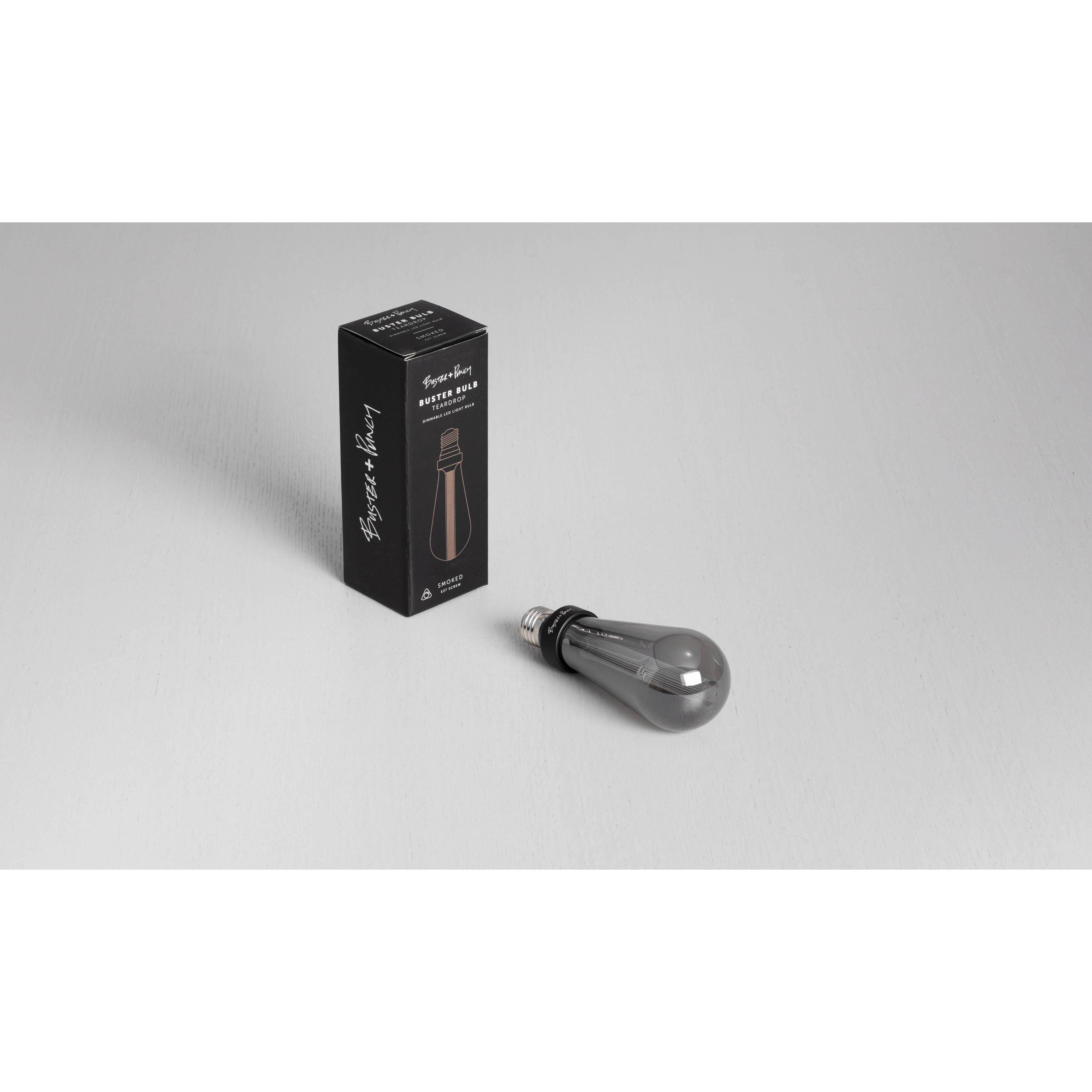 Buster LED E26 5.00 watt 120 2600K Light Bulb in Gold