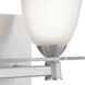 Slantus 2 Light 8.75 inch Satin Nickel Wall Sconce Wall Light