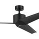 Almere 56 inch Satin Black Ceiling Fan