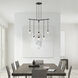 Suspenders LED 24 inch Satin Black Pendant Ceiling Light