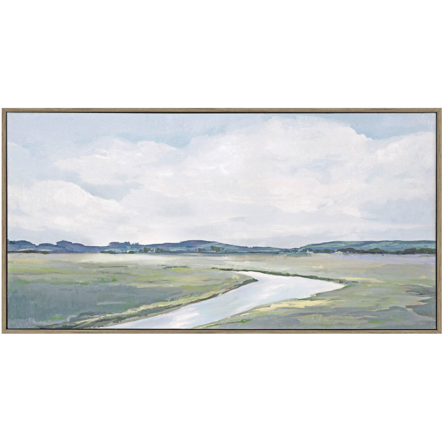 Creekside 30 X 15 inch Non-Glass Framed Art, Propac