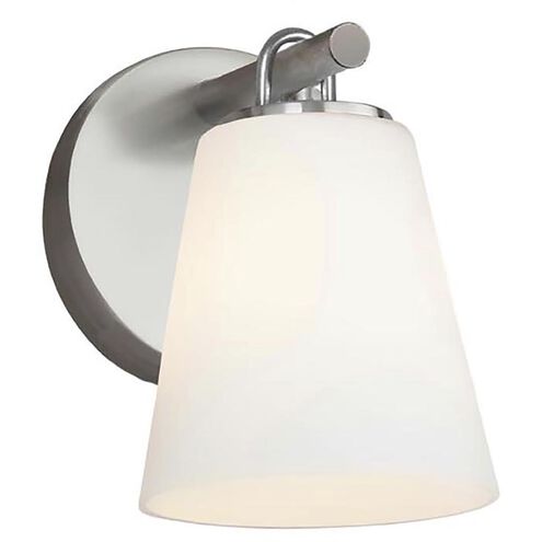 Fusion Collection - Alpino Family 5 inch Brushed Nickel Wall Sconce Wall Light