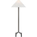 Marie Flanigan Clifford 62.25 inch 15.00 watt Aged Iron Forged Floor Lamp Portable Light, Large