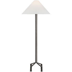 Marie Flanigan Clifford 62.25 inch 15.00 watt Aged Iron Forged Floor Lamp Portable Light, Large