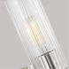 C&M by Chapman & Myers Geneva 1 Light 4.5 inch Polished Nickel Sconce Wall Light