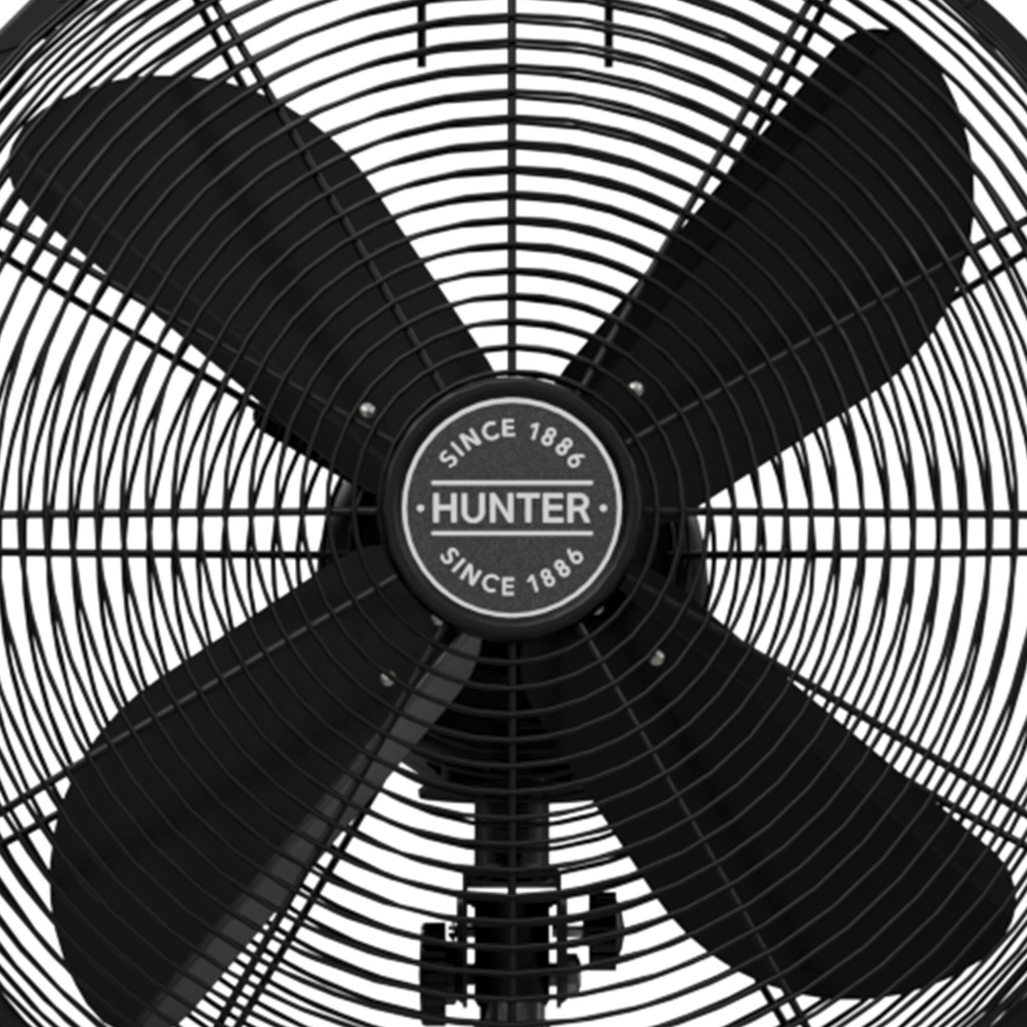 Classic S16 Matte Black Oscillating Standing Fan
