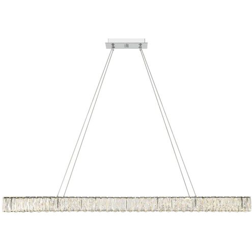 Kinsley 1 Light 50 inch Polished Chrome Chandelier Ceiling Light