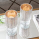 Hobnail Glass Hurricane 7 X 4 inch Candleholders, Set of 2