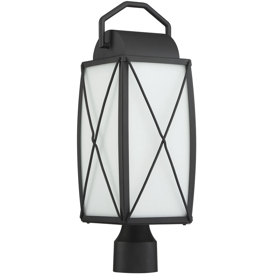 Fairlington 1 Light 19.75 inch Black Outdoor Post Lantern