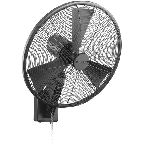 Impulse 26.5 inch Matte Black Patio Wall Fan