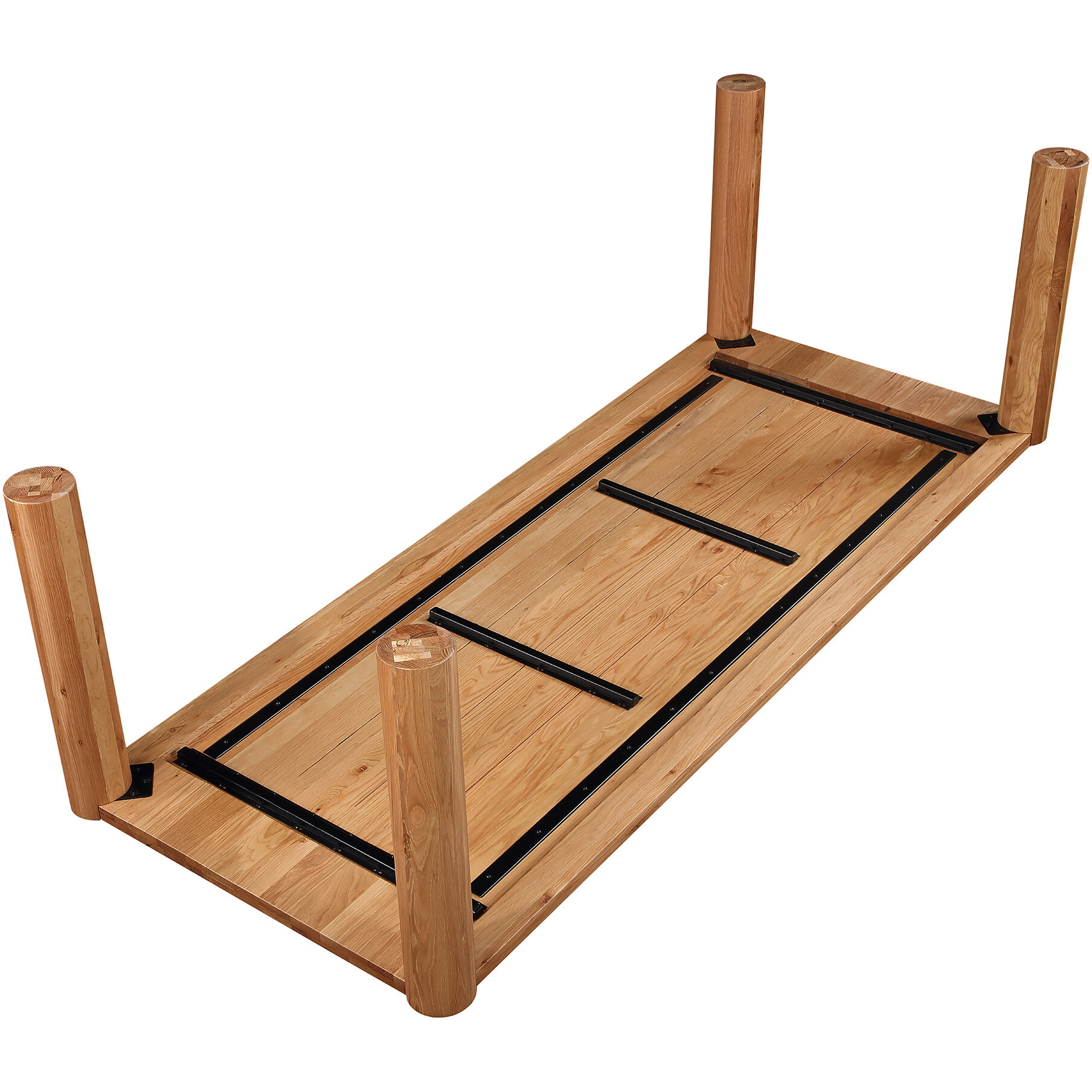 Post 96 X 39 inch White Dining Table, Large