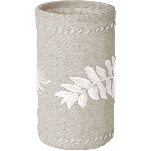 Linen Fern 4 inch Candleholder