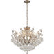 Canada 8 Light 25.5 inch Pewter Chandelier Ceiling Light, Pewter Frame