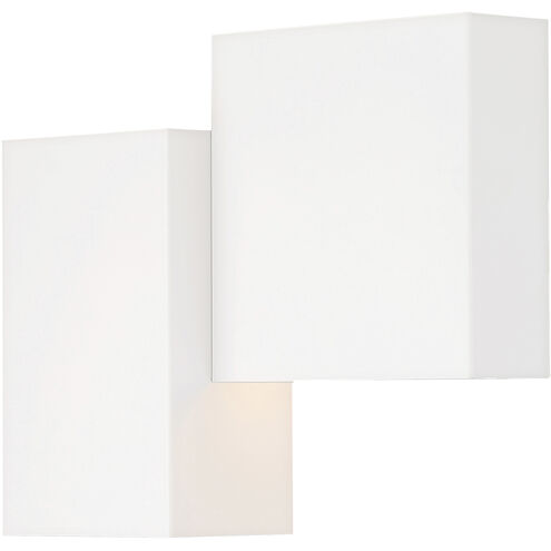 Madrid 2 Light 12.25 inch Matte White ADA Wall Sconce Wall Light