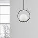 Adrienna 1 Light 15.75 inch Matte Black Pendant Ceiling Light