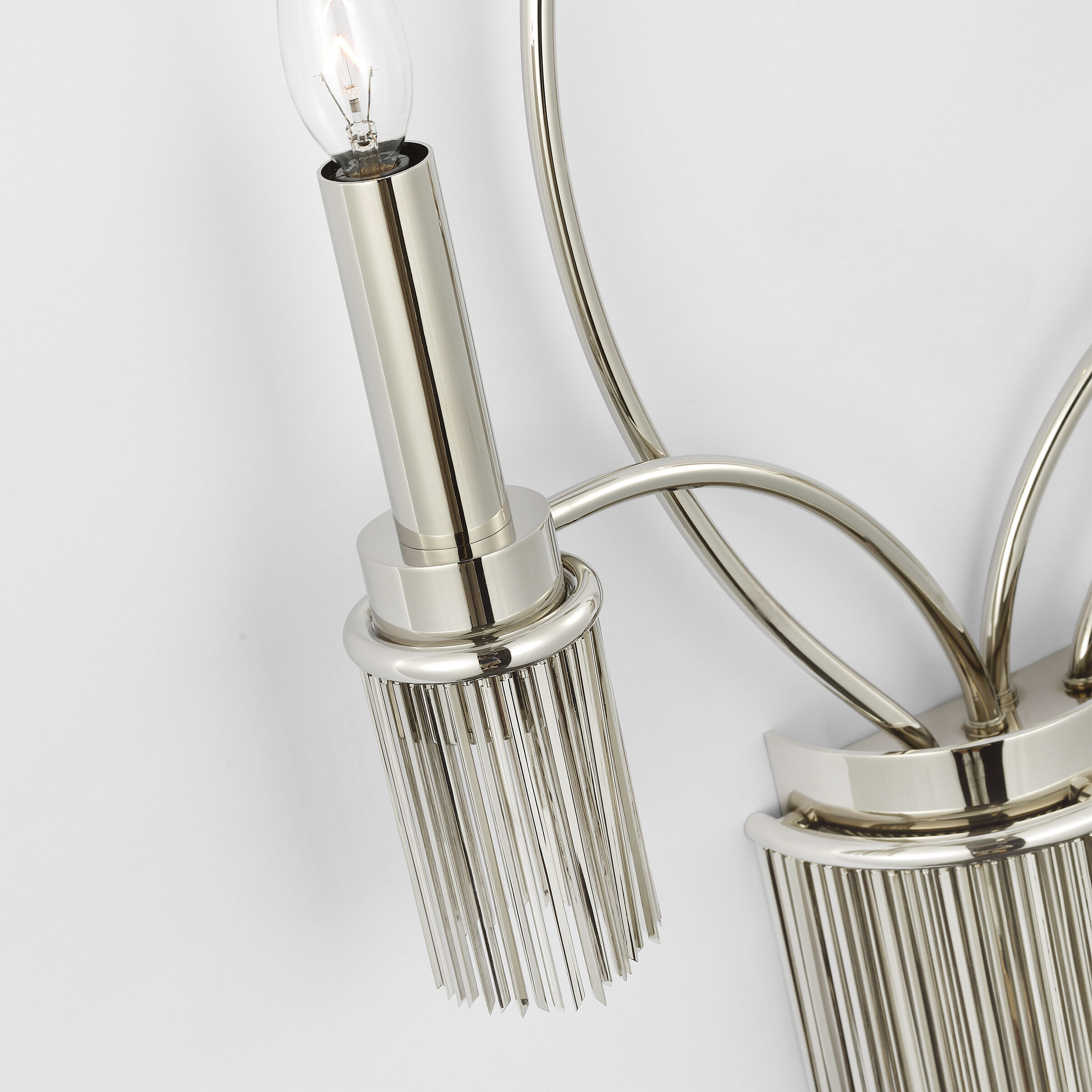 Fisher Weisman Sutton LED 16.75 inch Polished Nickel Sconce Wall Light