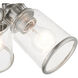 Lawrenceville 3 Light 16 inch Brushed Nickel Flush Mount Ceiling Light