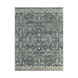 Jardin 36 X 24 inch Teal Indoor Area Rug, Rectangle