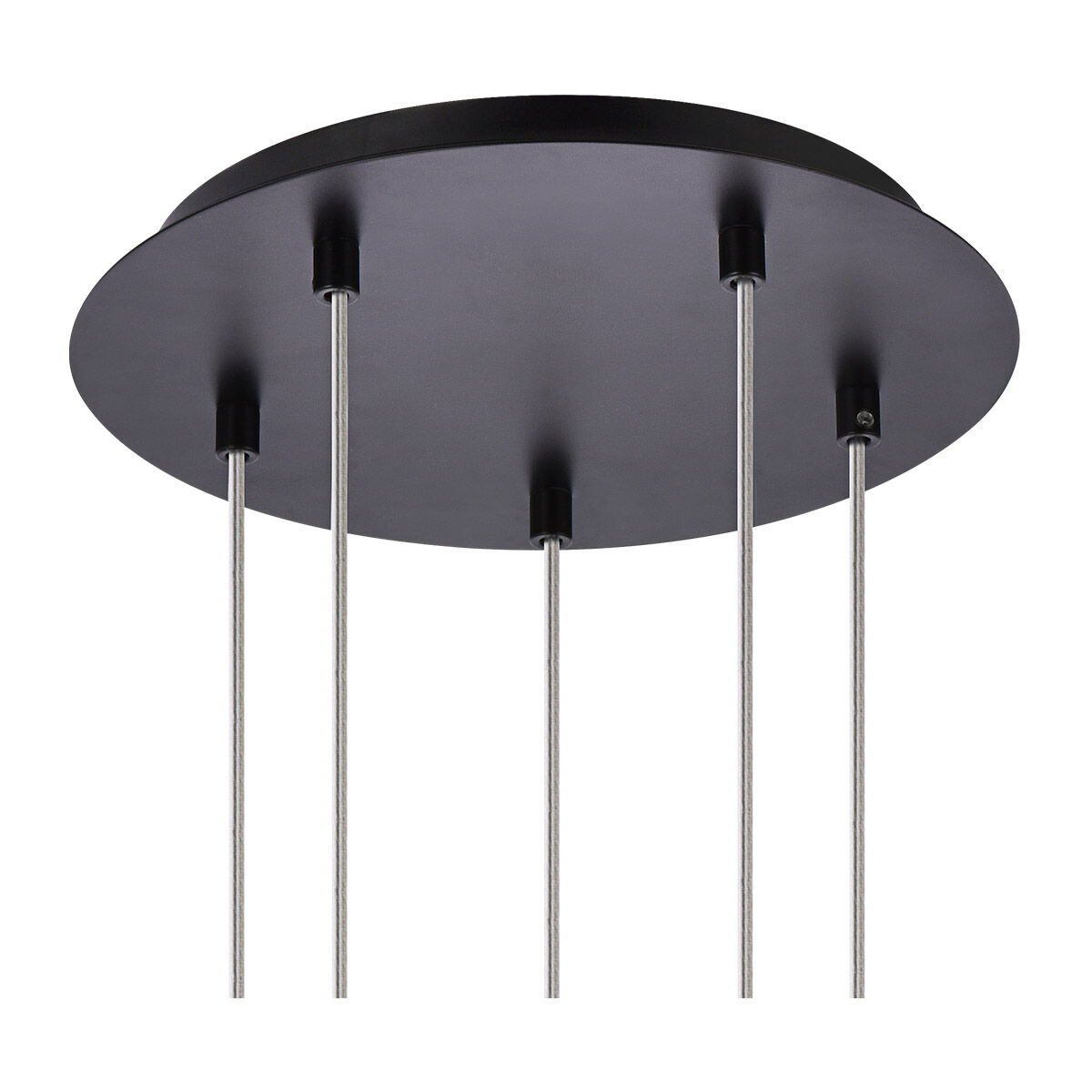 Eren 5 Light 11.8 inch Black Pendant Ceiling Light