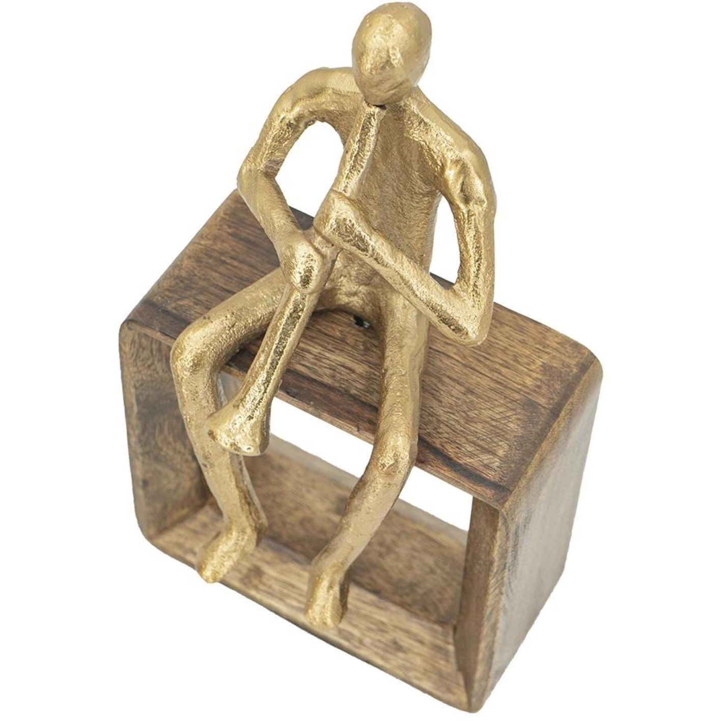 Musician Gold and Natural Figurine