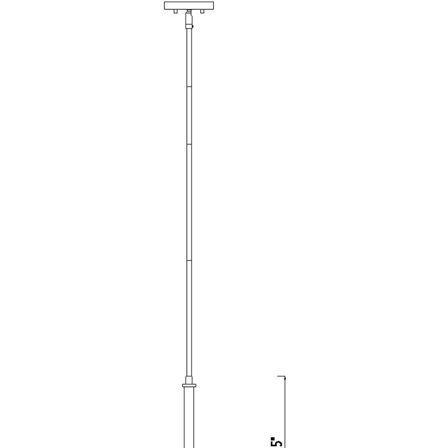 Litto 1 Light 14 inch Brushed Gold Pendant Ceiling Light