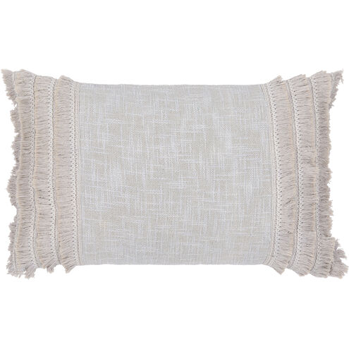 Kandie 22 inch Light Gray Pillow Kit in 14 x 22, Lumbar