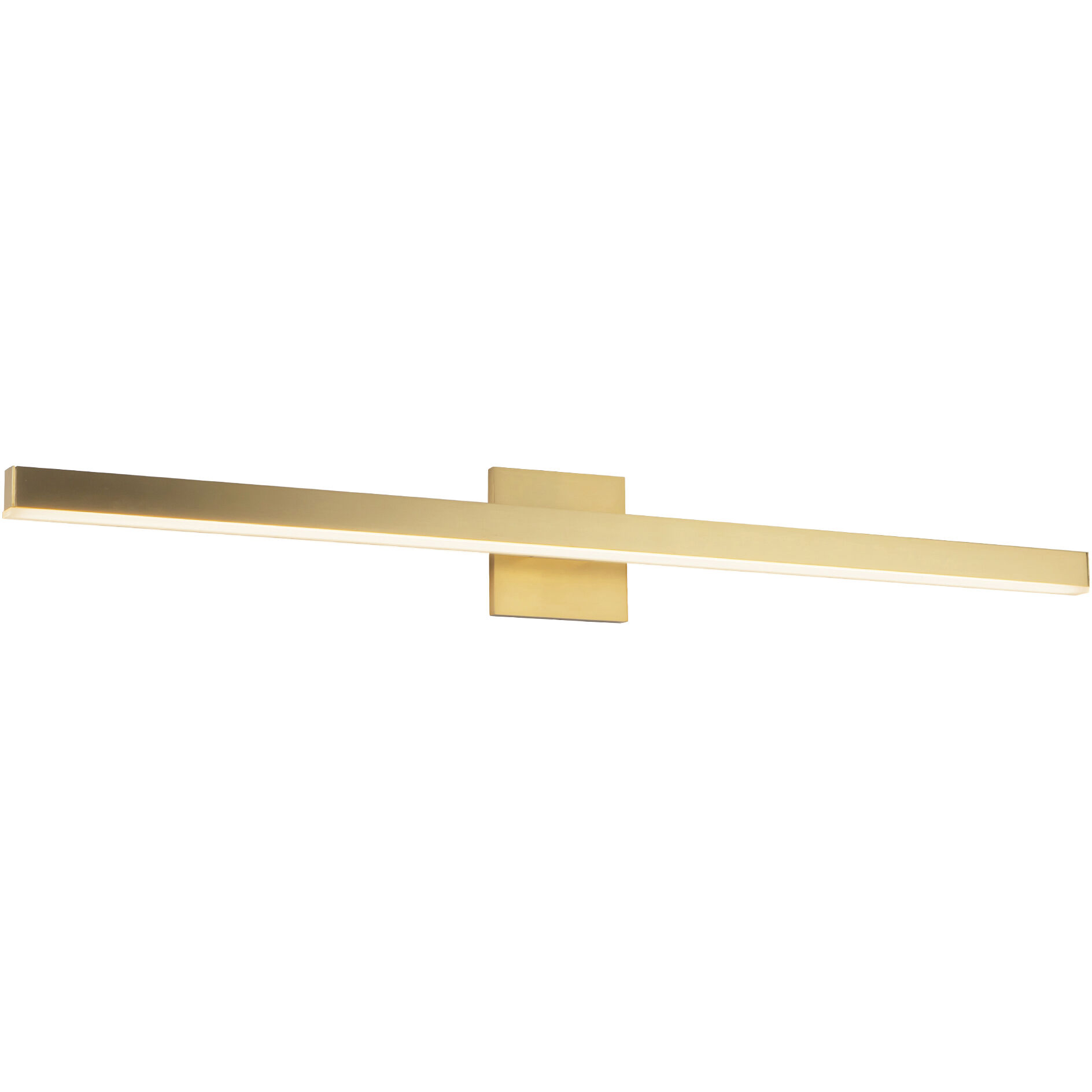 Vega Vanity Light Wall Light in Brushed Gold