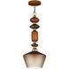 Mandeville 1 Light 11 inch Antique Gold Pendant Ceiling Light