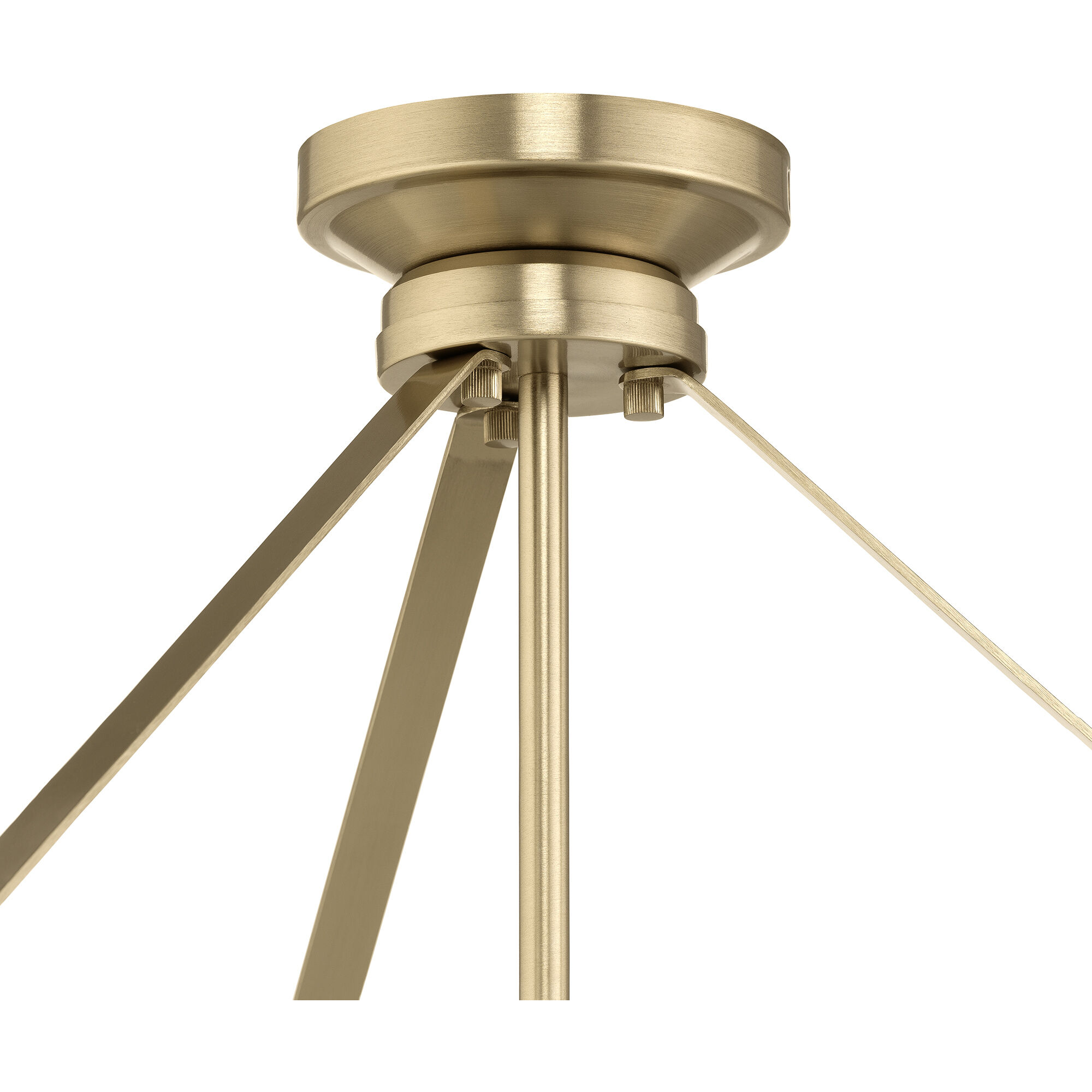 Lieon 3 Light 21 inch Champagne Bronze Convertible Pendant Ceiling Light