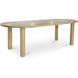 Milo 78 X 39 inch Natural Dining Table, Small
