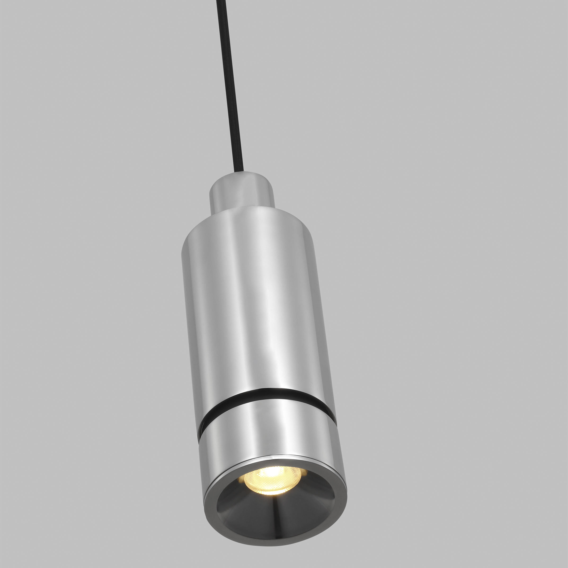 Mick De Giulio Sottile LED 3 inch Polished Stainless Steel Line-Voltage Pendant Ceiling Light