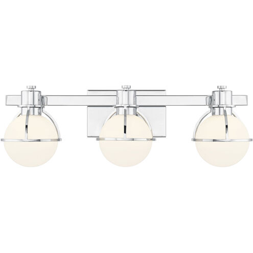 Pierce 3 Light 24 inch Chrome Bathroom Vanity Light Wall Light