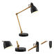 Wellington 31 inch 60.00 watt Antique Brass Desk Lamp Portable Light