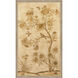Chinoiserie on Gold II Brown and Beige and Metallic Framed Art, The Studio