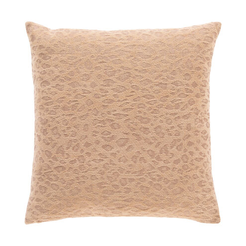 Madagascar 22 X 22 inch Camel/Tan Pillow Kit, Square