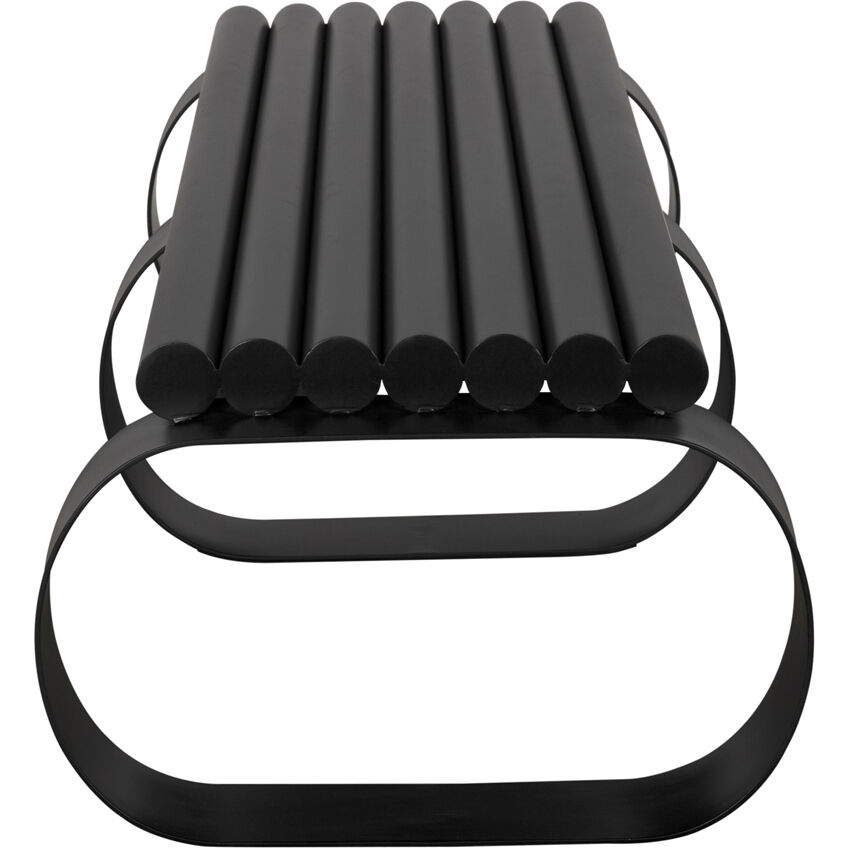 Satish Matte Black Bench