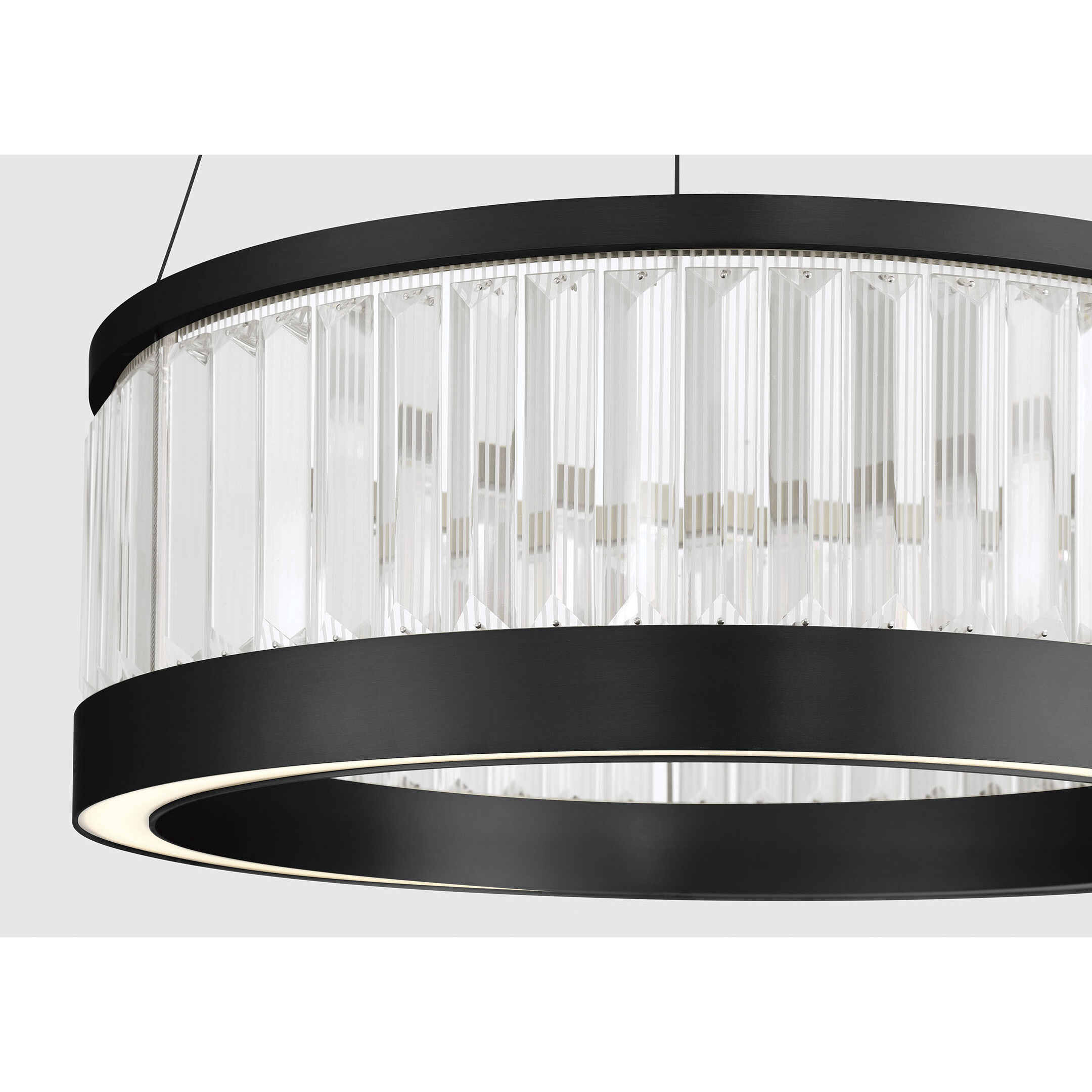 Empra LED 23.63 inch Matte Black Pendant Ceiling Light