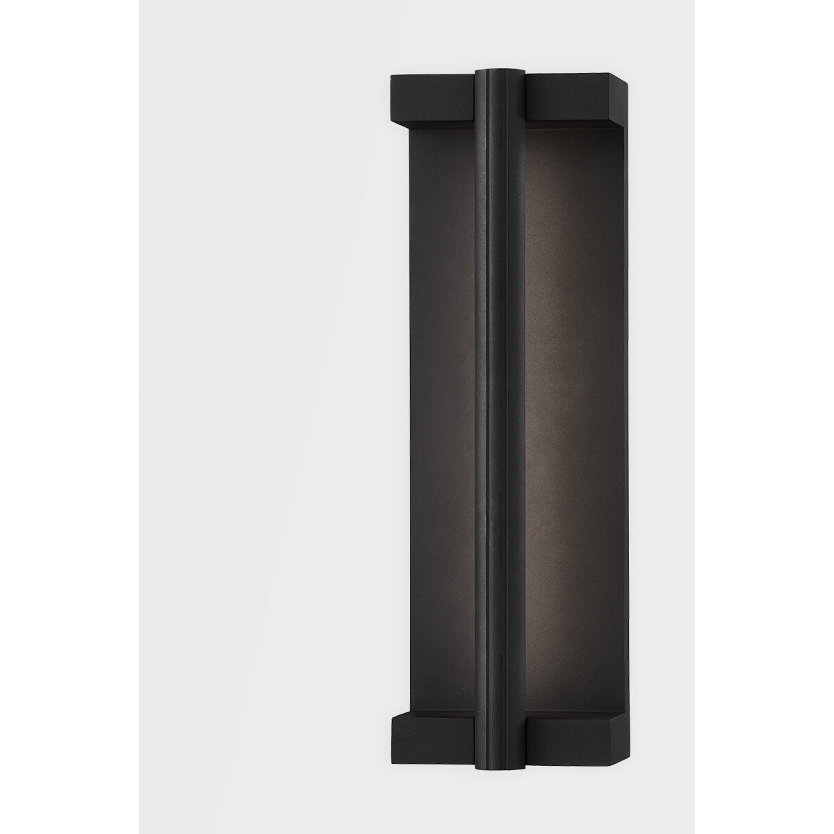 Calla LED 15 inch Textured Black Outdoor Wall Sconce