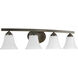 Adorn 4 Light 28.25 inch Antique Bronze Bath Vanity Wall Light