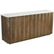 Woodside Medium Oak with White Credenza