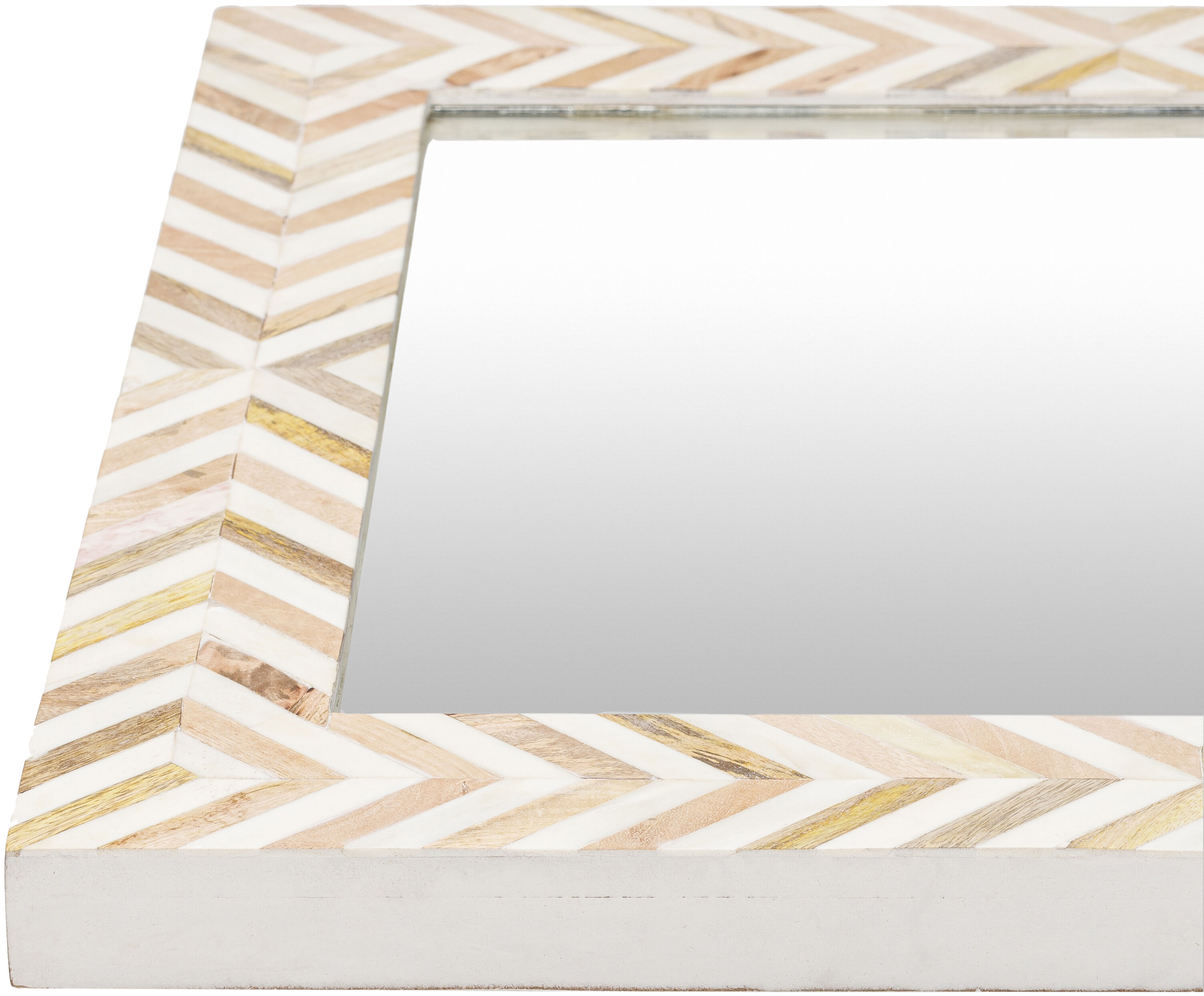 Kathryn 24 X 24 inch Light Grey Mirror, Square