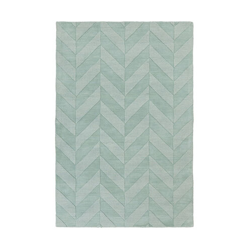 Central Park 90 X 60 inch Ice Blue/Sage Rugs, Rectangle